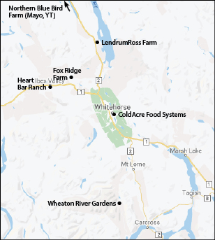 Map with farm names